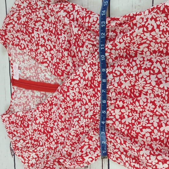 Pink Lily dress, small floral, ruffles, size small - Picture 11 of 15